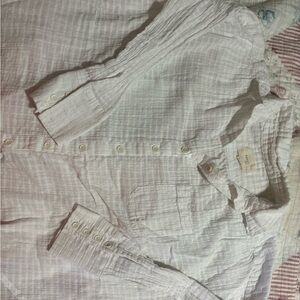 White Button-Up Shirt 100% cotton